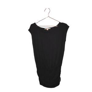 Boston Proper Black Ruched Slimming Tunic - Size XS